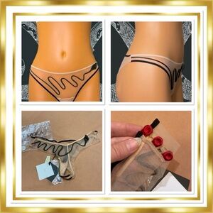 La Perla Black Label Swarowski Crystal Stephan’s Snake Panty NTW Size ( M-3)